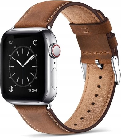 Pasek WFEAGL do Apple 22mm brązowy