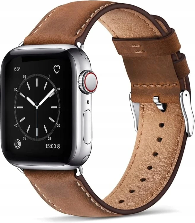 Pasek WFEAGL do Apple 22mm brązowy