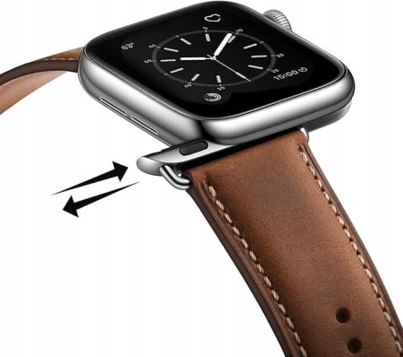 Pasek WFEAGL do Apple 22mm brązowy