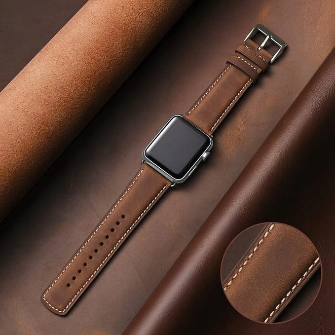 Pasek WFEAGL do Apple 22mm brązowy